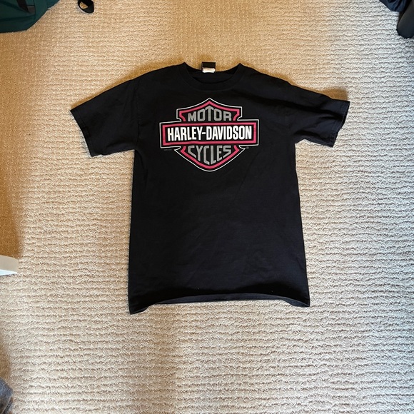 Harley-Davidson Other - Harley-Davidson Black and Red Logo Tee